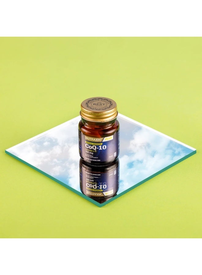 نوتركسين نيوتراكسين CoQ10 أقصى فعالية 100 ملغ، تركيبة يوبيكوينون، دعم الطاقة الخلوية والحيوية - 30 كبسولة - Image 2