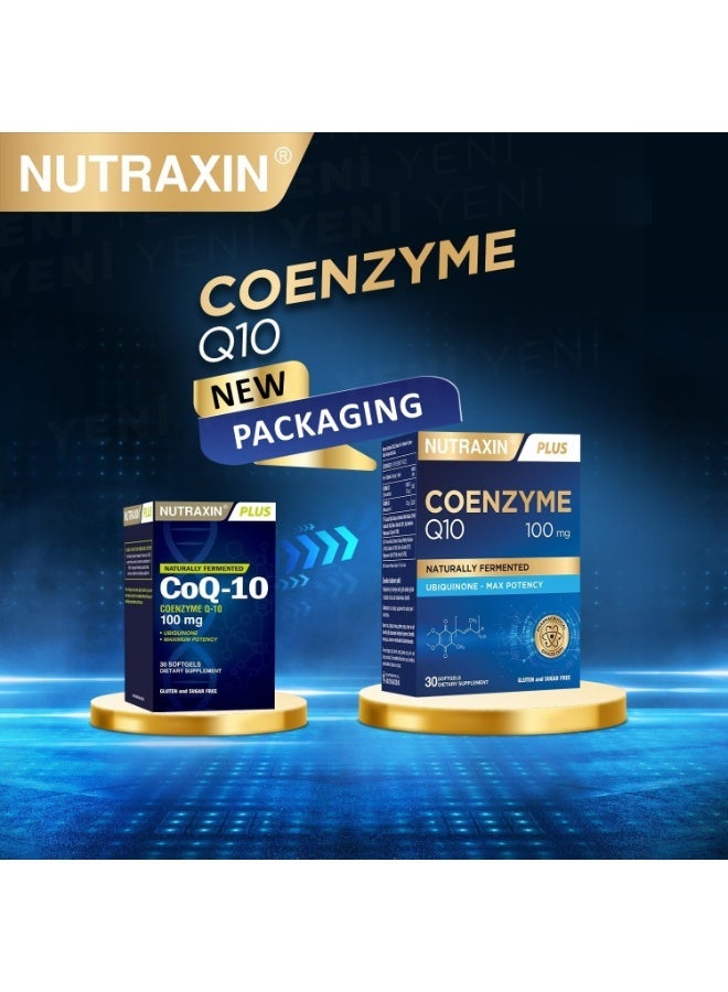 نوتركسين نيوتراكسين CoQ10 أقصى فعالية 100 ملغ، تركيبة يوبيكوينون، دعم الطاقة الخلوية والحيوية - 30 كبسولة - Image 2