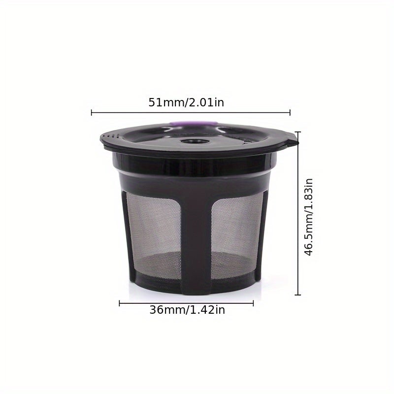 1 PC Reusable Coffee Filter with Brush Refillable Stainless Steel Capsule