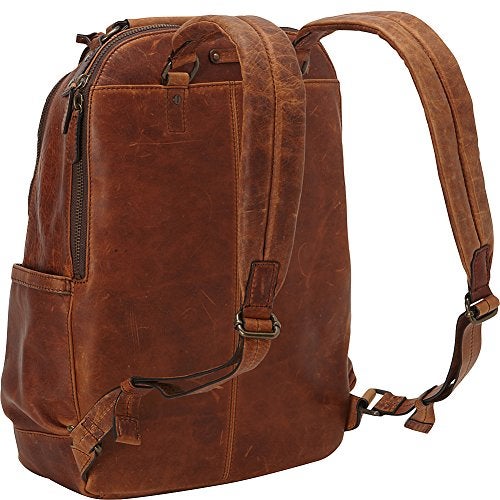 FRYE Logan Backpack Backpack Cognac Antique Pull Up One Size - Image 5