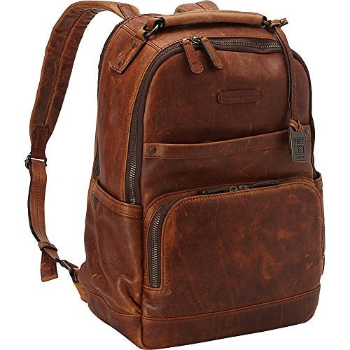FRYE Logan Backpack Backpack Cognac Antique Pull Up One Size - Image 1