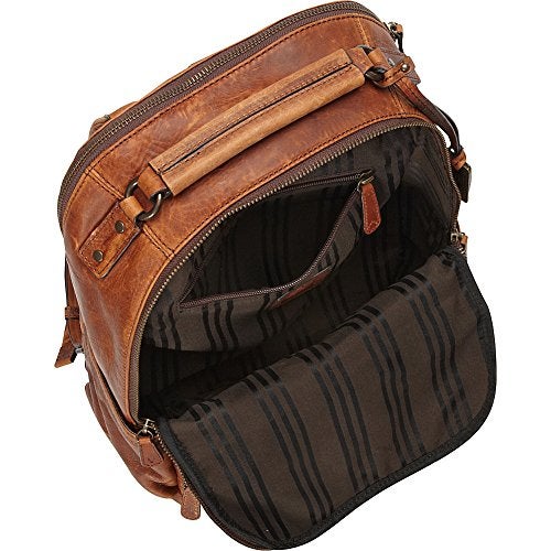 FRYE Logan Backpack Backpack Cognac Antique Pull Up One Size - Image 3