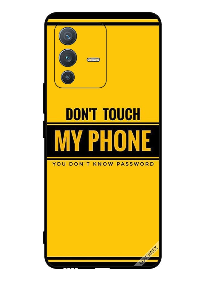 Covernex Protective Case Cover For vivo V23 Pro Don't Touch My Phone You Don't Know Password - Image 1