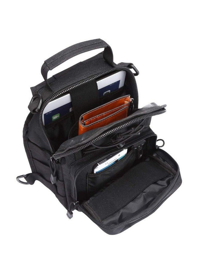 divinezon¬Æ Shoulder Tactical Military Bag Pouch |7.87 X 5.51 X 9.87 inches | Black - Image 2