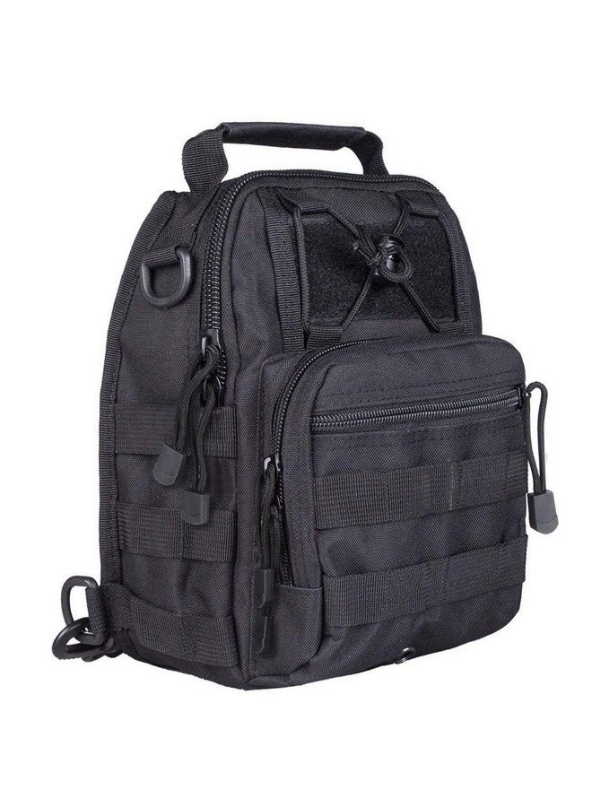divinezon¬Æ Shoulder Tactical Military Bag Pouch |7.87 X 5.51 X 9.87 inches | Black - Image 1