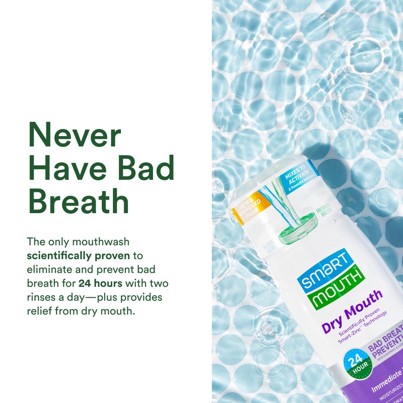 SmartMouth Package with Dry Mouth Activated Mouthwash - 16 Fl Oz, Soothing Mint & Dry Mouth Dual-Action Mints - 50 Count, Mellow Mint - Image 5