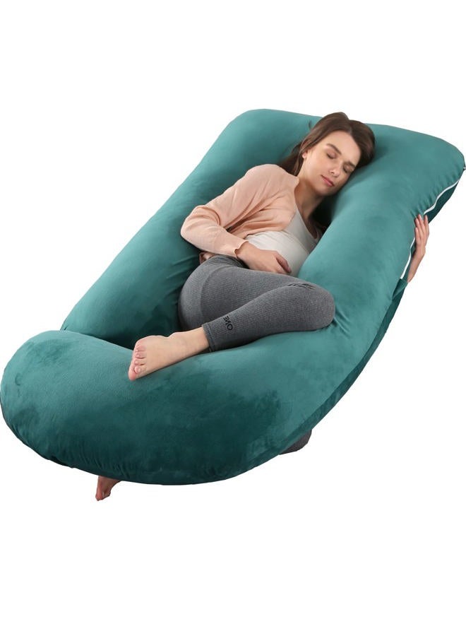 Victostar Pregnancy Pillow,57 inches U Shaped Maternity Pillow with Removable Cover Full Body Pillow Support for Back, HIPS, Legs, Belly - Image 1
