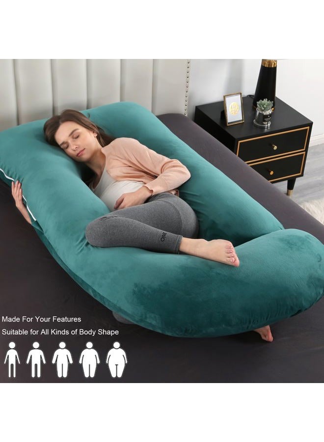 Victostar Pregnancy Pillow,57 inches U Shaped Maternity Pillow with Removable Cover Full Body Pillow Support for Back, HIPS, Legs, Belly - Image 3