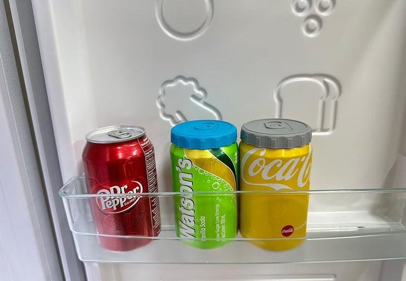 Hoimoto 6 Pack Silicone Soda Can Lids, BPA-Free Reusable Silicone Beverage Can Covers - Protector & Stopper For Soda, Beer, Drink, Juice, Coke, Beverage, Fits Standard Size Cans - Image 5