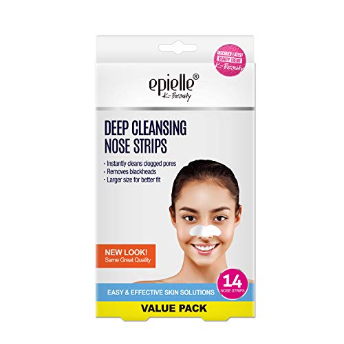 Epielle Original Epielle Deep Cleansing Nose Strips, Pore Strips for Clogged Pores, Blackhead Removal, Oily Skin, Easy and Effective, K- Beauty Skin Solutions, 14 Count Value Pack - Image 1