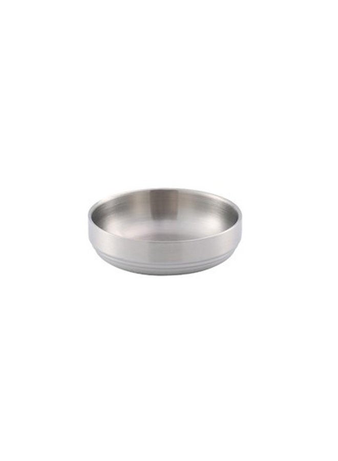 HuHa 304 Stainless Steel Sauce Dish Kitchen Grill Seasoning Dish Cutlery, Model: 12cm Silver - Image 1