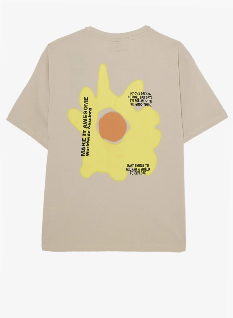 ريبلز مع نمشي Boys Drop Shoulder Tee