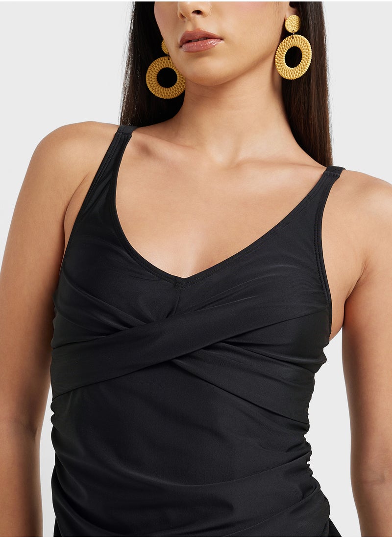 ELLA Halter Neck Swim Top & Bottom Bikini Set  - Image 3