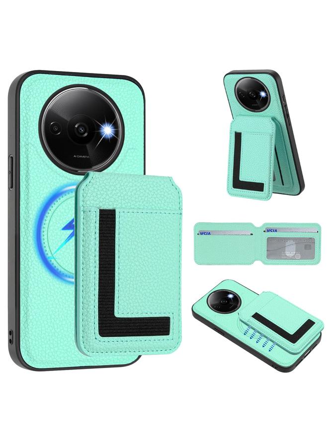 The Bros Case For Redmi A3 / A3x / Xiaomi Poco C61 CX01 Detachable Magsafe Magnetic Card Bag Phone Case