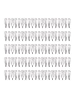 Lawie Lawie 100 Pack 2" Snap Hair Clips - Silver Metal Barrettes, 5cm Small Hairpins, Thin Barrettes for Gray Hair, DIY Crafts, Accessories for Women and Girls  - Image 1