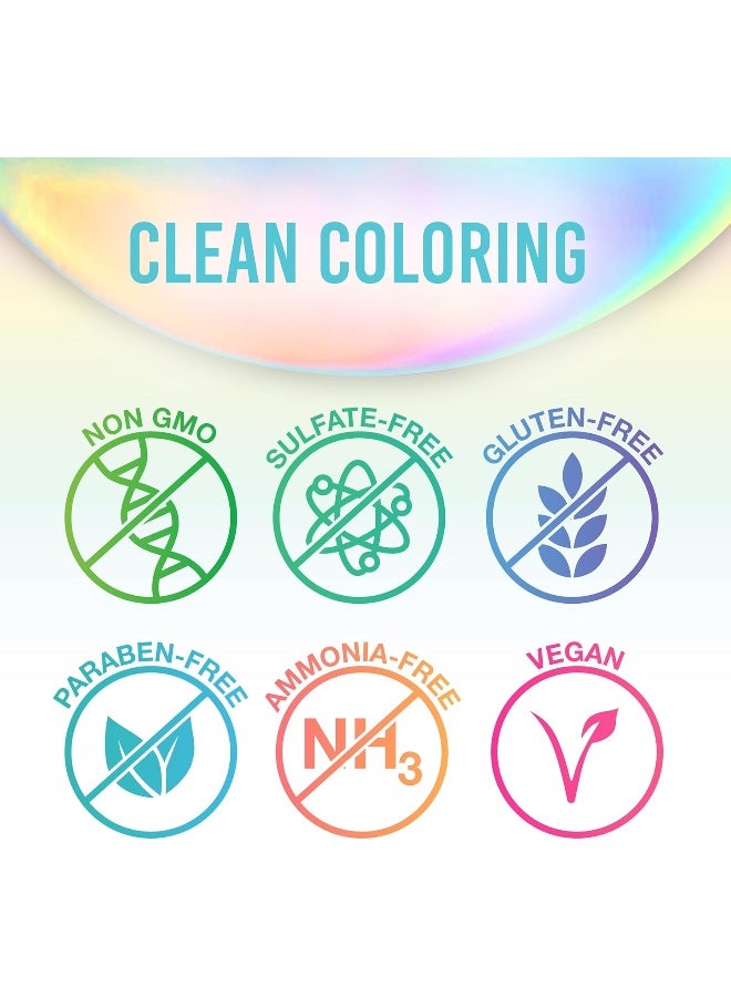 Punky Turquoise Semi Permanent Conditioning Hair Color, Vegan, PPD and Paraben Free, lasts up to 25 washes, 3.5oz - Image 4