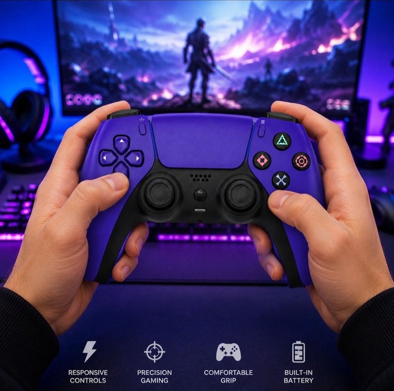 KAYAN TEAM5 FAB PS5 DualSense Wireless Controller for PlayStation 5 – Adaptive Triggers, Haptic Feedback, Long Battery Life, Built-in Mic & Precision Control - Image 4