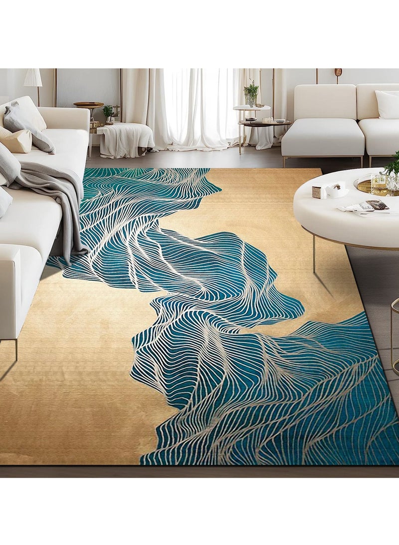 Sharpdo Minimalist Abstract Large Area Rug Modern Waterproof Anti-slip Soft Carpet For Living Room Bedroom Office Lobby 200*300CM - Image 4