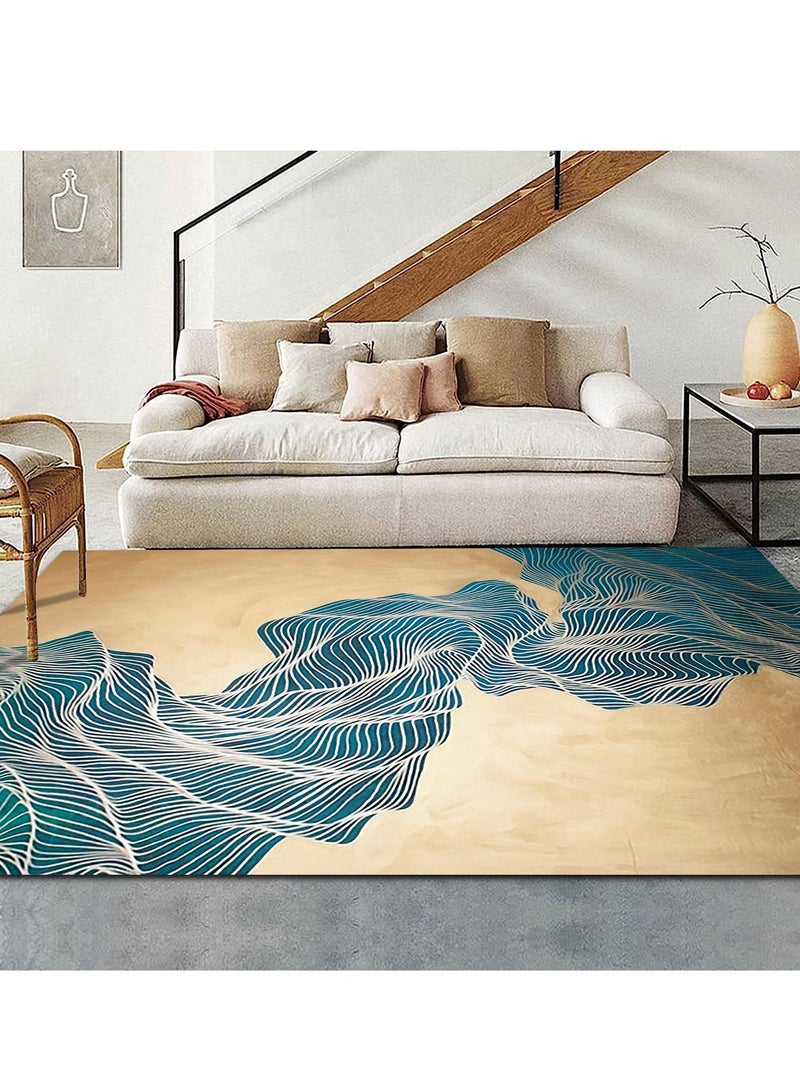 Sharpdo Minimalist Abstract Large Area Rug Modern Waterproof Anti-slip Soft Carpet For Living Room Bedroom Office Lobby 200*300CM - Image 2