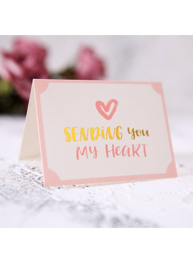Generic 10PCS Mini Greeting Cards with Envelopes – 5 Gold Foil Designs (2 Each), 9.5×7cm –  for Weddings, Birthdays, Gifts, and Celebrations  - Image 2