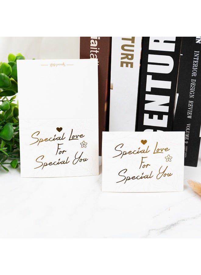 Generic 10PCS Mini Greeting Cards with Envelopes – 5 Gold Foil Designs (2 Each), 9.5×7cm –  for Weddings, Birthdays, Gifts, and Celebrations  - Image 5
