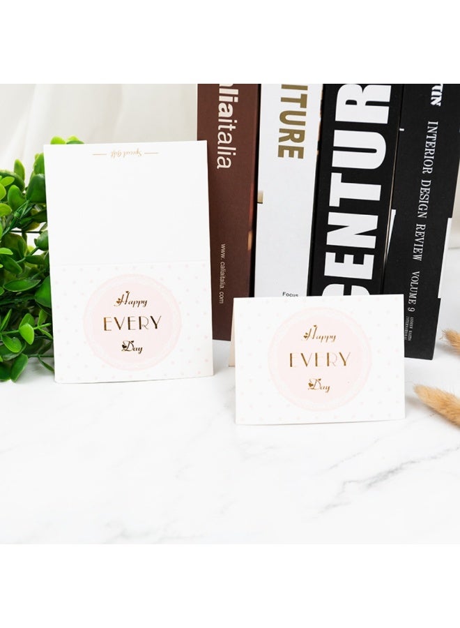 Generic 10PCS Mini Greeting Cards with Envelopes – 5 Gold Foil Designs (2 Each), 9.5×7cm –  for Weddings, Birthdays, Gifts, and Celebrations  - Image 4