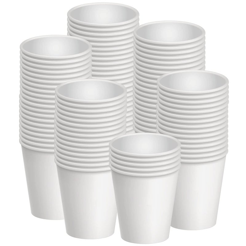 Axe Sickle 300 Pcs 6 Oz Disposable Paper Cups Hot and Cold Beverage Drinking Cup for Coffee Water Juice for Party PicnicTraveland Events