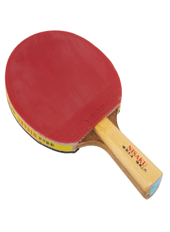 INFINITE NISAKU Table Tennis Racket (Approved by: Table Tennis Federation of India), Red - Image 2