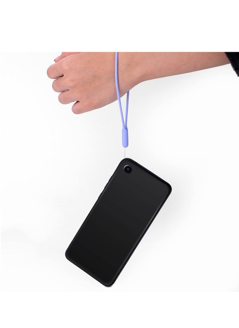 Generic 12pcs Silicone Phone Lanyard Strap Colorful Wrist Lanyard Phone Wrist Lanyard Hand Wrist Lanyard For Mobile Phones USB Keychains Wallet Mp3 Mp4 Cameras ID Tag Badge  - Image 2