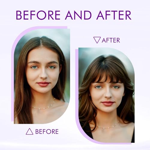 ELEFOCUS Clip in Bangs 100% Real Human Hair Extensions Wispy Dark Brown Fake Hair Pieces for Women Fringe with Temples Daily Wear - Image 4