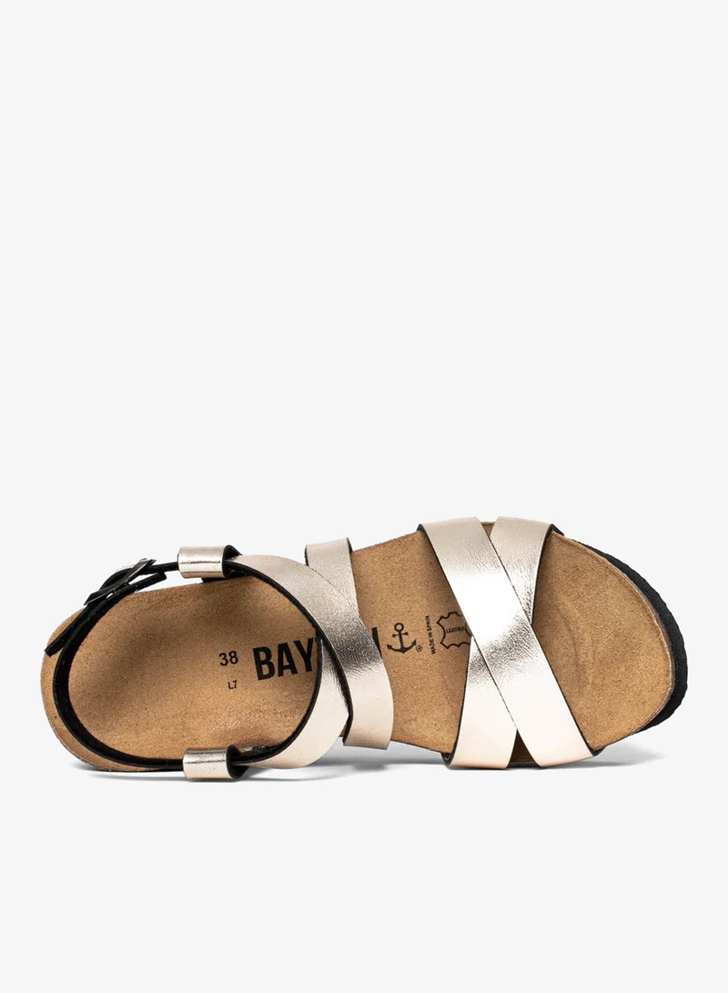 Bayton  Palmas Multi Strap Wedge Sandals for Women | Best Price UAE