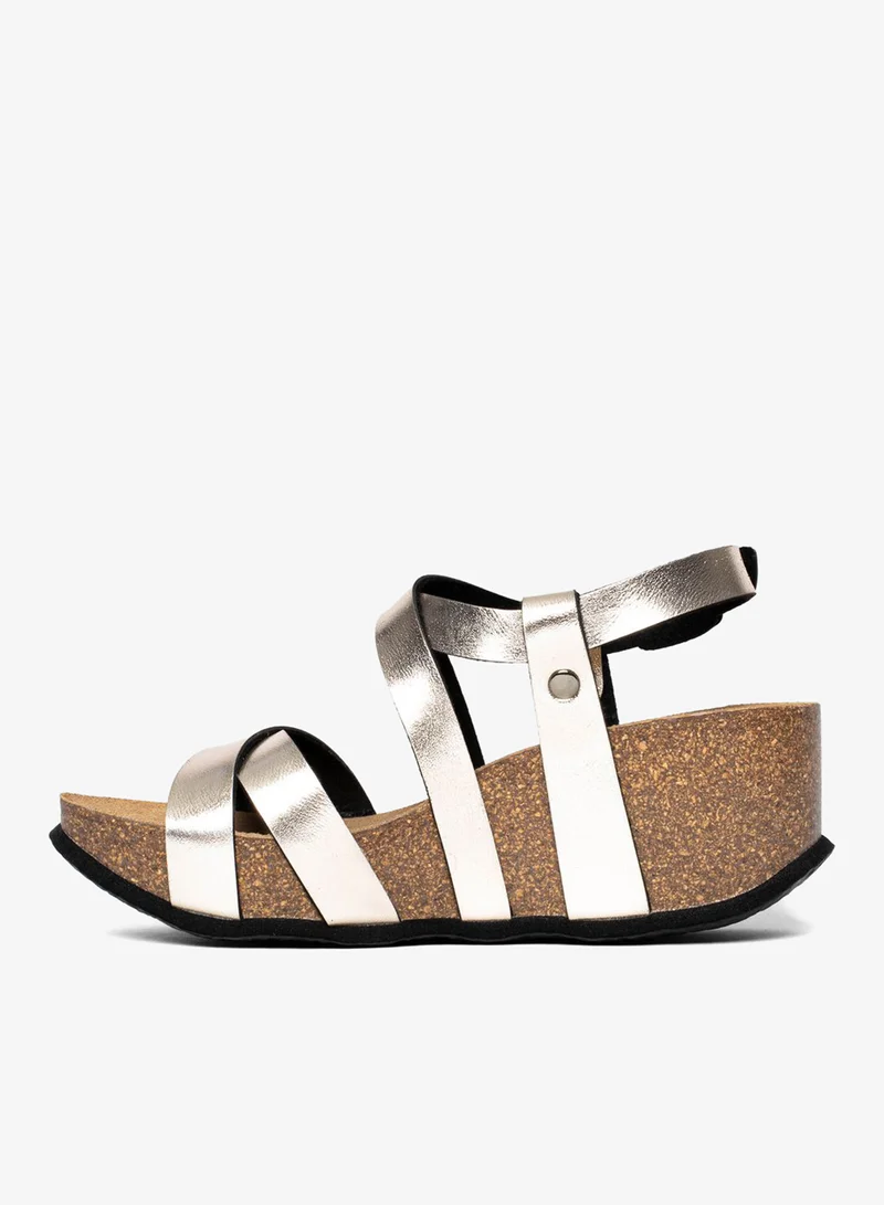 Bayton  Palmas Multi Strap Wedge Sandals for Women | Best Price UAE