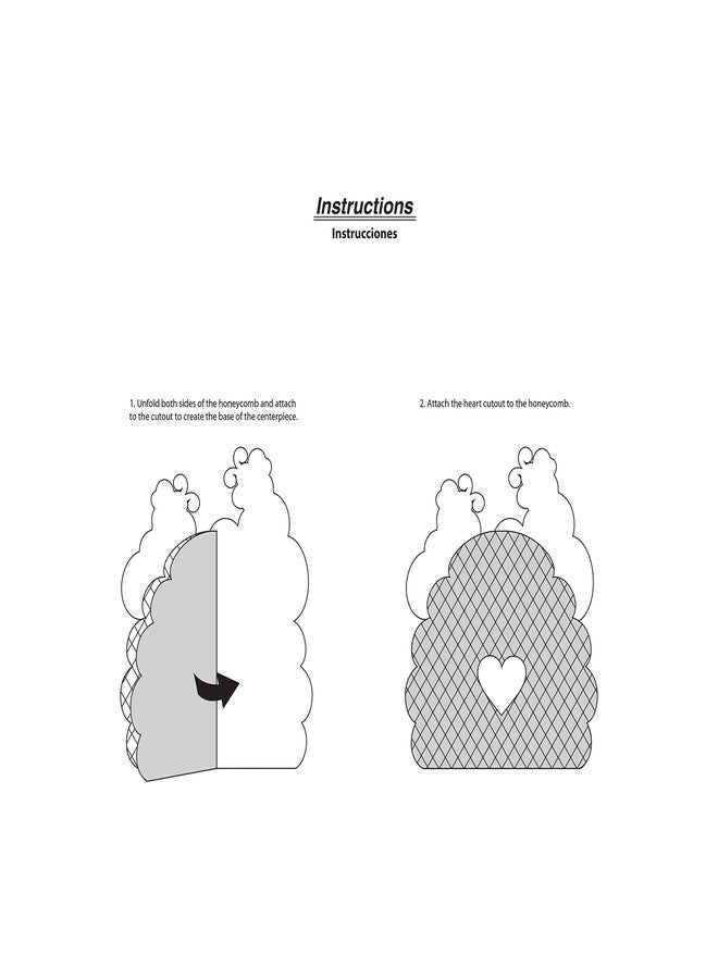 كرييتف كونفيرتينج زينة مركزية على شكل نحلة صغيرة من كرييتف كونفرتينغ، رقم 340067، مقاس 9 × 11 بوصة، متعددة الألوان - Image 4