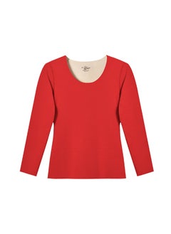 Generic Ladies Seamless Fleece Lined Thermal Top Autumn Winter Nude  - Image 2
