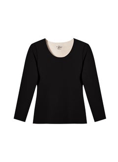 Generic Ladies Seamless Fleece Lined Thermal Top Autumn Winter Nude  - Image 3