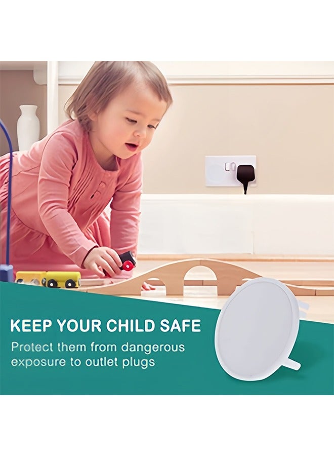 Baby Proofing Plug Covers – 12 Pack Child Safety Outlet Covers, Electrical Protection for Toddlers, Prevent Shocks & Burns, Easy to Install - Image 3