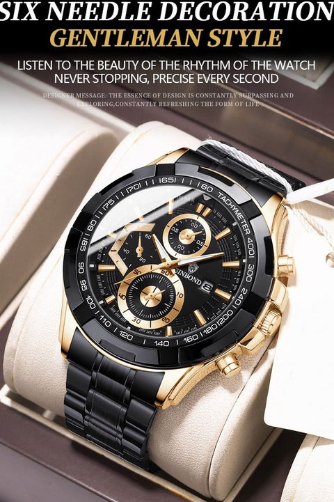 Watch for Men Top Brand Big Sport Watch Luxury Men Steel Quartz Wrist Watches