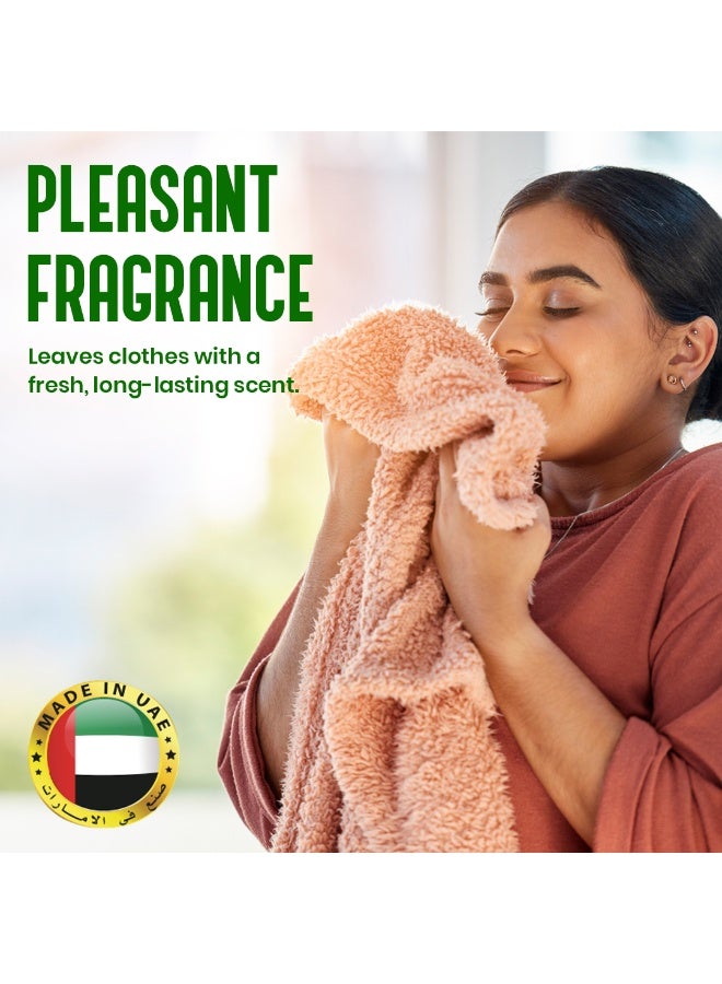 Silver Pot Bundle Pack -  Green Liquid Detergent 2Ltr + Eucalyptus Mist In Wash Scent Boosters Softener 300g - Laundry Liquid Detergent -  Powerful Deep Clean Formula & Long Lasting Fragrance - Makes Clothes Soft, Fresh & Shiny - Image 2