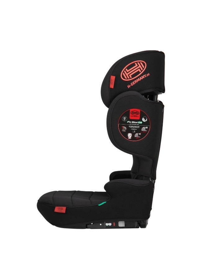 HEYNER® KIDS I-Fix Maxi Go Child Car Seat – ISOFIX Compatible, Foldable, 14-Position Headrest & Side Impact Protection - Image 4