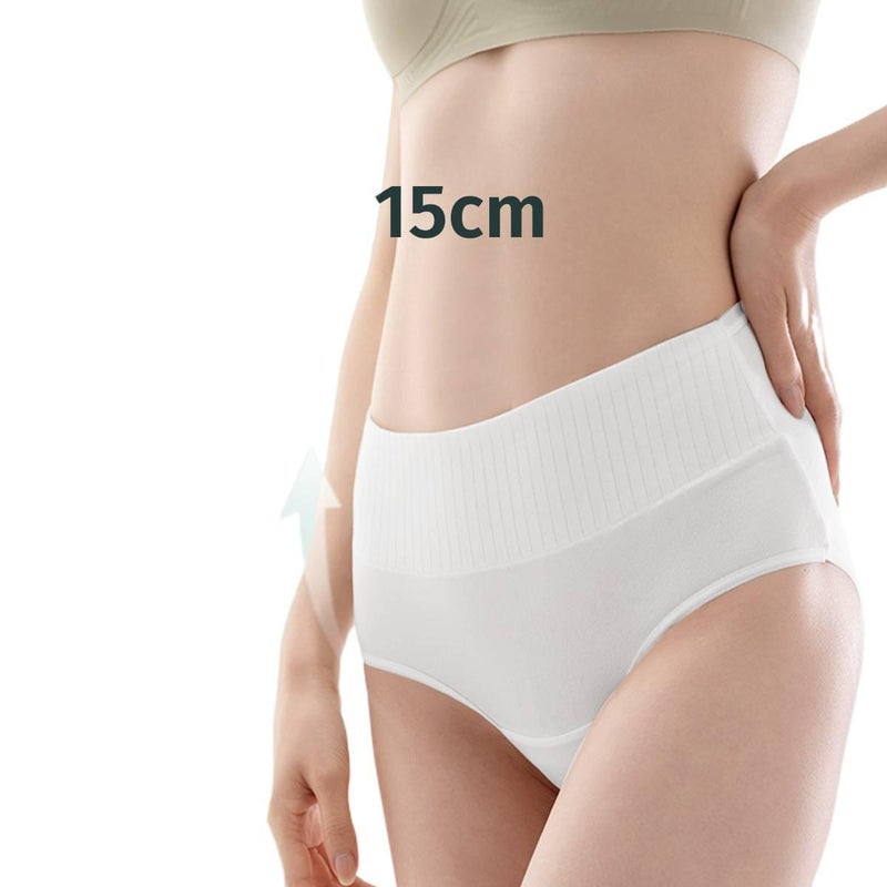 ملابس داخلية نسائية للاستعمال مرة واحدة، عبوة من 4 قطع، مقاس XXL للسفر من القطن للهدايا للاستخدام الشخصي للطاولة - Image 2