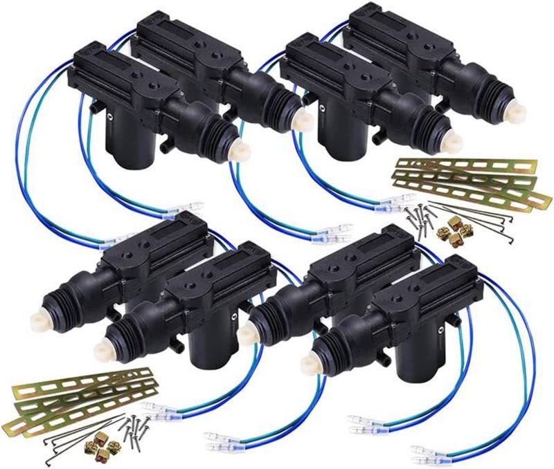 ZONETECH Universal High Power Door Lock Actuator - 8-Pack Heavy Duty Durable - Image 1