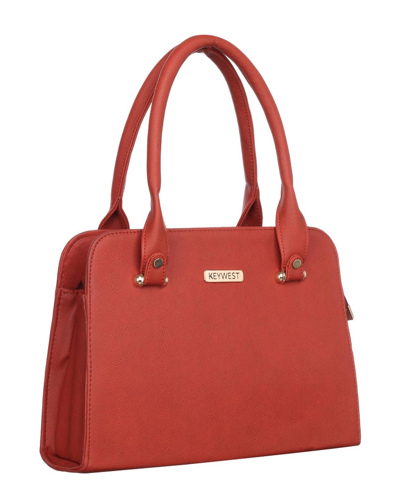 Keywest Women's Beach Satchel Tote Handbag for Women | Ladies purse | Stylish Shoulder Bag | Gift For Woman | Red - Image 1