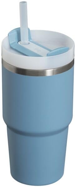 Stanley Stanley Quencher H2.0 Tumbler with Handle 20 oz | Screw Off Lid with Included Straw | Leakproof & Car Cupholder Compatible for Travel | Insulated Stainless Steel Cup for Water and More | Indigo - Image 2