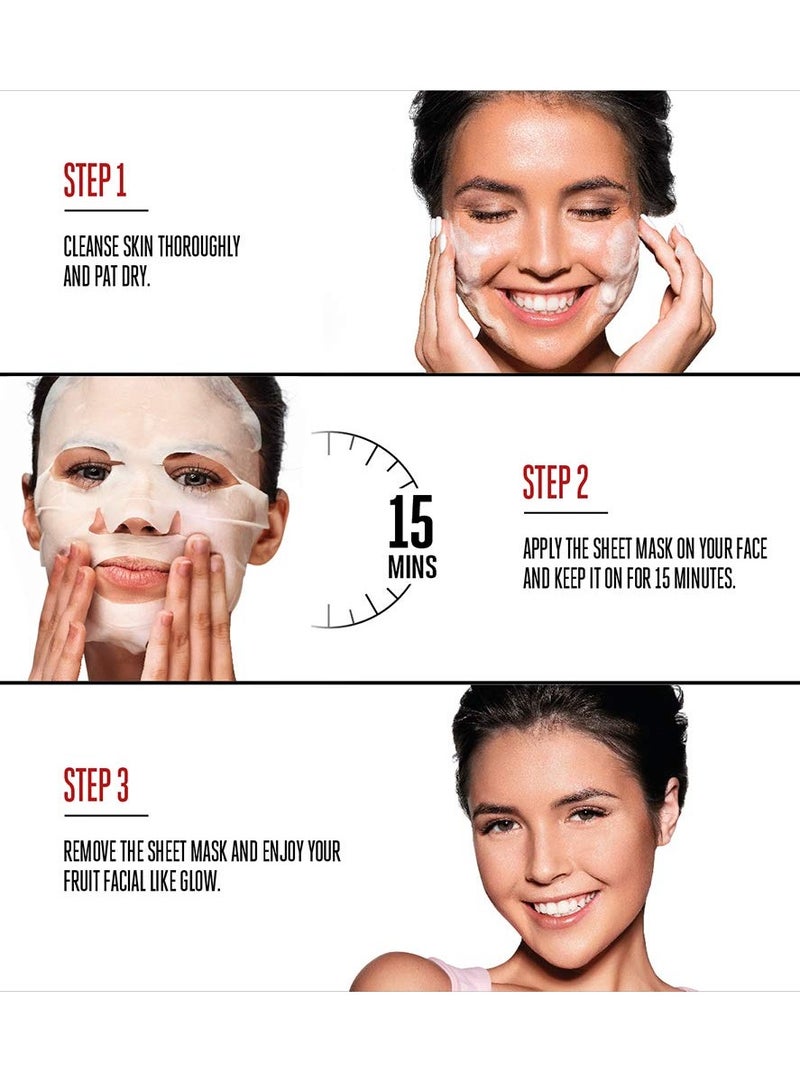 LAKME Blush & Glow Watermelon Sheet Mask 25 ml - Image 2