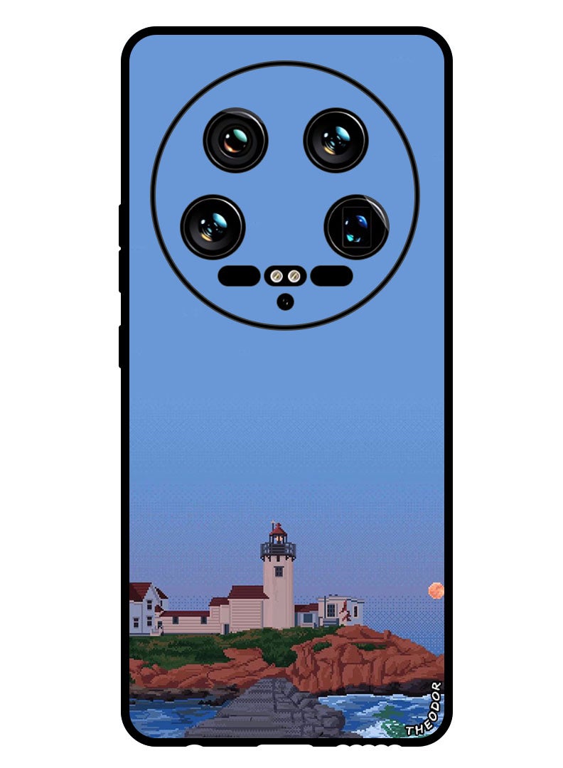 Theodor Protective Case Anti Scratch Shock Proof Bumper Cover For Xiaomi 14 Ultra Light house - Image 1