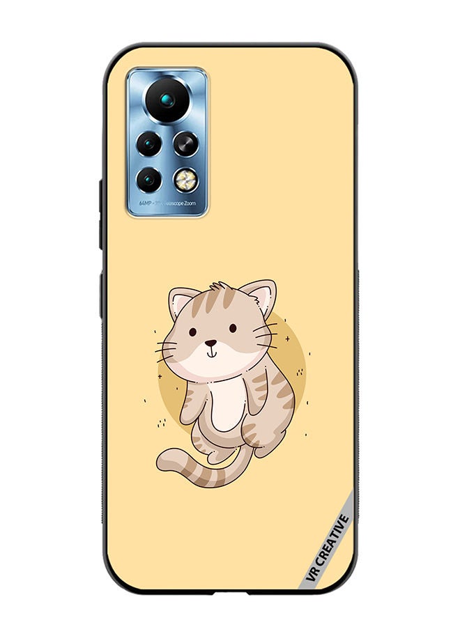 VR CREATIVE Protective Case Cover For Infinix Note 11 Pro Cutie Cat Design Multicolour - Image 1