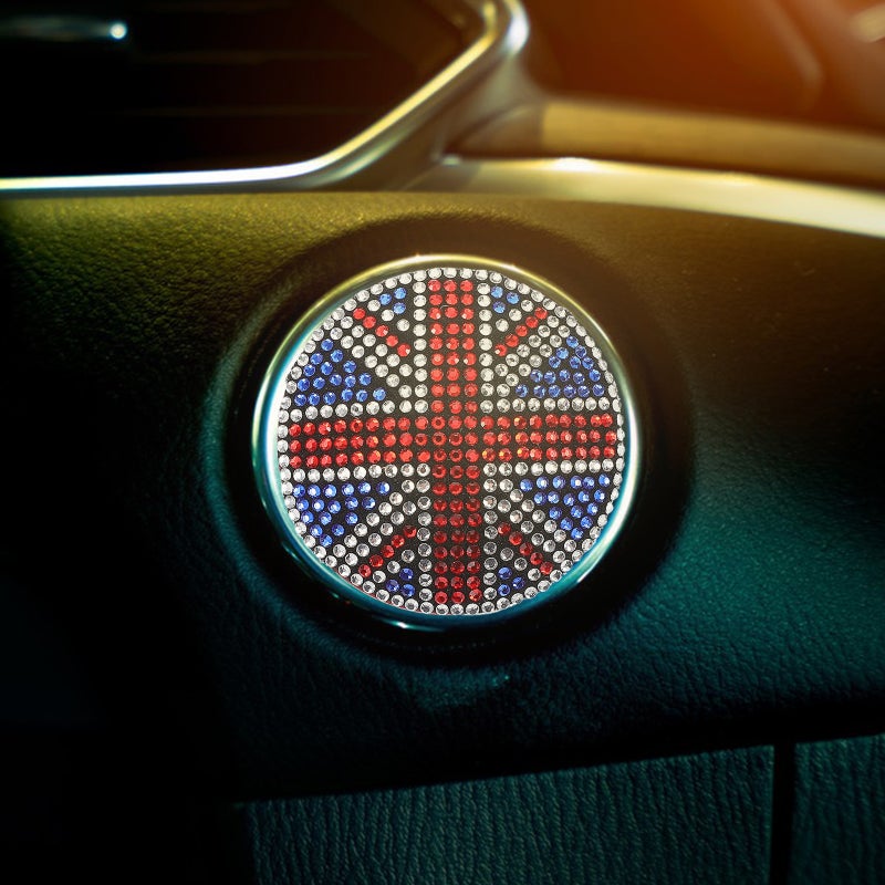 Push To Start Button Cover Decorative Button Protective Cover Car Decoration - Image 3