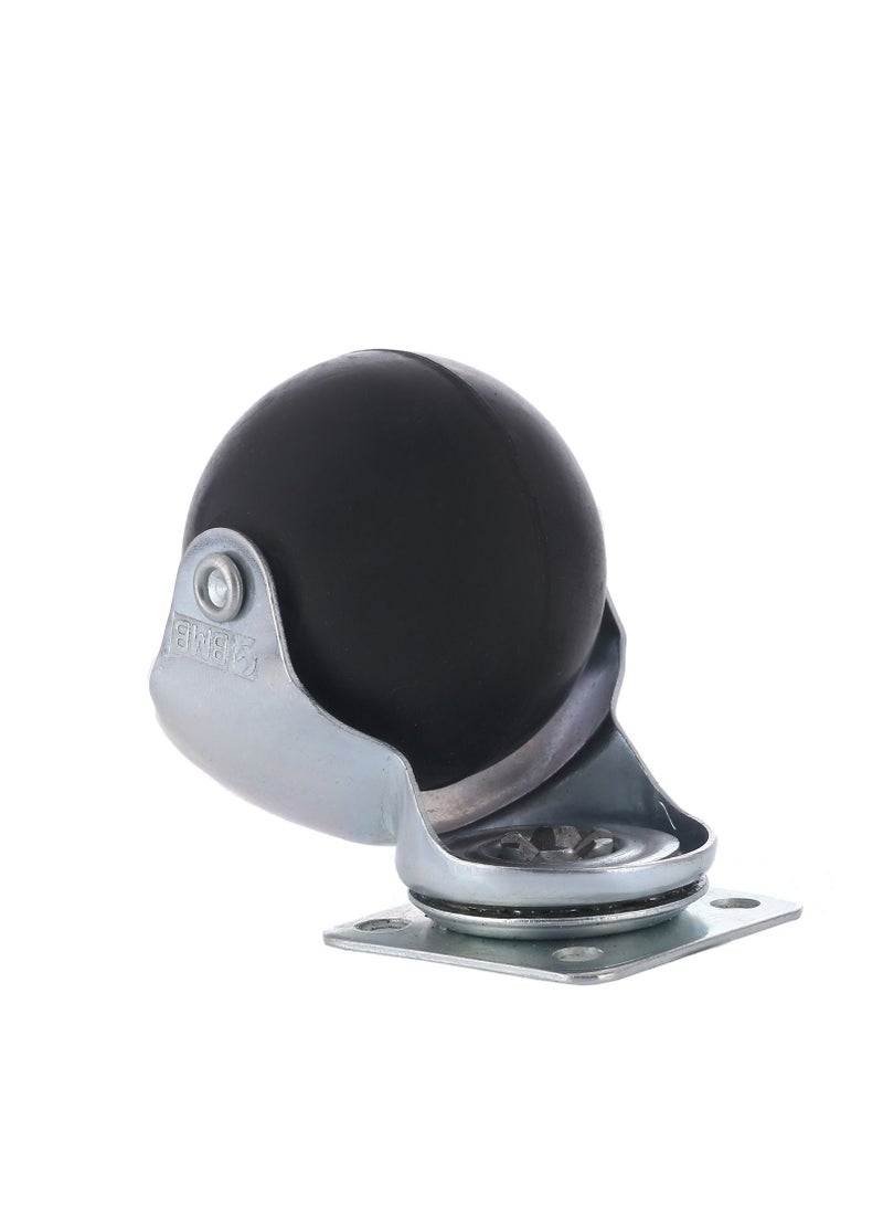 BMB tools 2-Piece 50mm Furniture Rubber Caster - Swivel  - Image 2