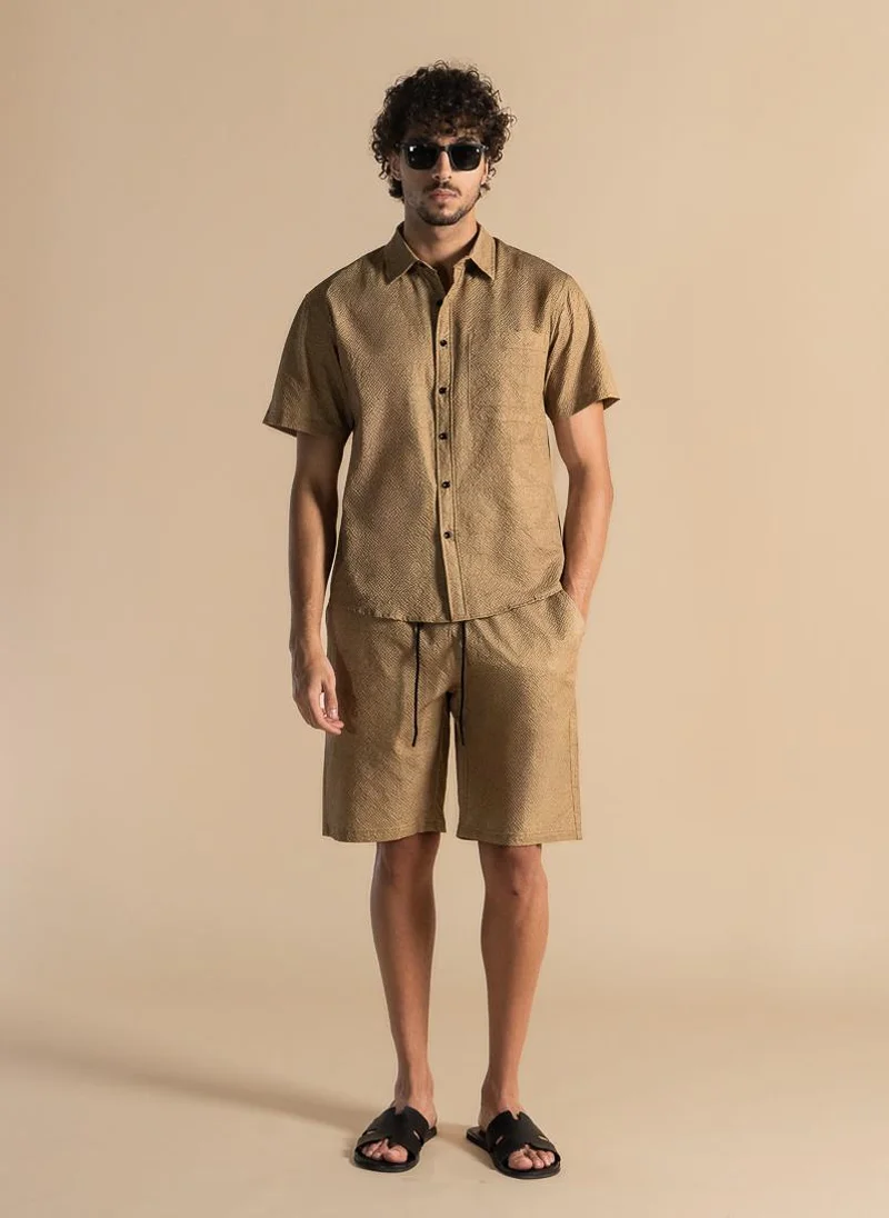 شايبس TEXTURED SHIRT SET