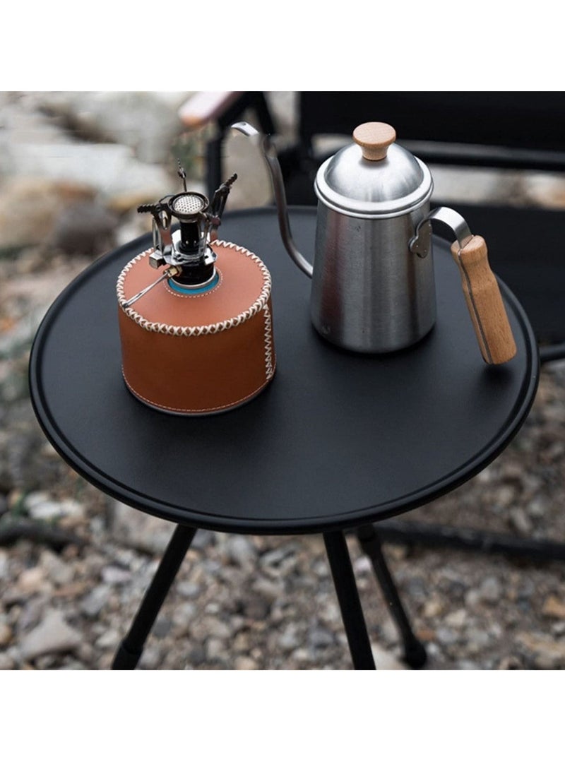 XiuWoo - Telescopic Folding Portable Three-legged Liftable Aluminum Alloy Round Coffee Outdoor Camping Dining Table for Hike Picnic - Image 1